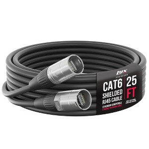 LyxPro Shielded CAT6 Ethercon Cable, Male to Male, Pro Audio & Lighting RJ45 Cable - 1 of 4