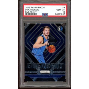 Luka Doncic Rookie Card 2018-19 Panini Prizm Emergent #3 PSA 10 - 1 of 2
