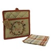 9.0 Inch Autumn Wreath Potholder Fall Kitchen Towel Kitchen Towel - 3 of 3
