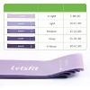 Letsfit Set of 5, Resistance Loop Exercise Bands With BONUS Carry Bag - JSD02-5P - image 2 of 4