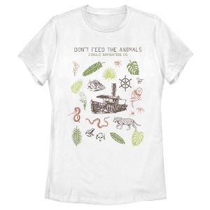 Women's Jungle Cruise Don't Feed The Animals T-Shirt - 1 of 4