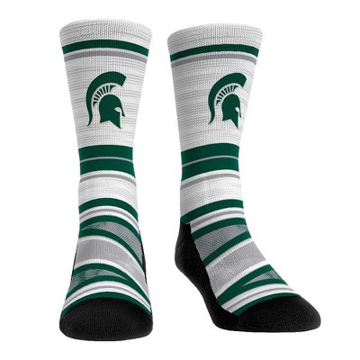 NCAA Michigan State Spartans Adult Long Distance Crew Socks - L/XL