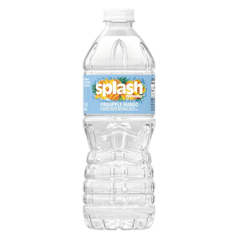 Splash Refresher Pineapple Mango Water Beverage - 24pk/0.5L Bottles, 4 of 9