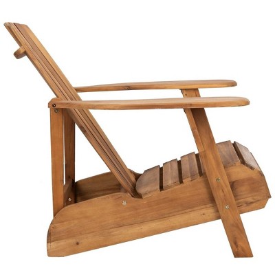Natural Acacia Wood Adirondack Arm Chair