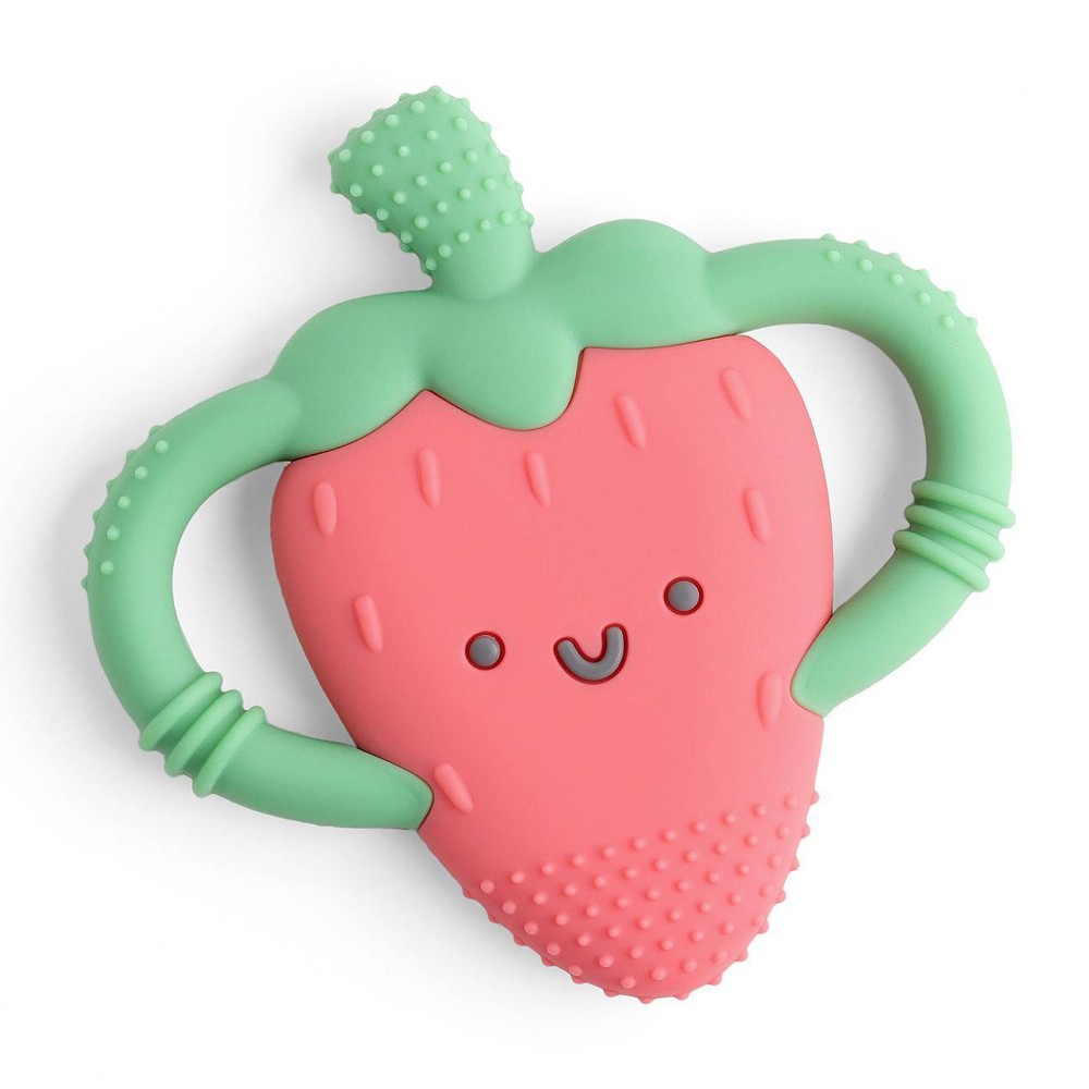 Photos - Other Toys Itzy Ritzy Easy Hold Teether - Strawberry 