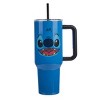 Disney Stitch Face 40 Oz Blue Stainless Steel Tumbler with Handle - 2 of 4