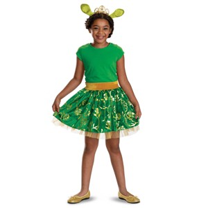 NBCUniversal Shrek Princess Fiona Child Tutu Costume Accessories Kit One Size Child Green - 1 of 4