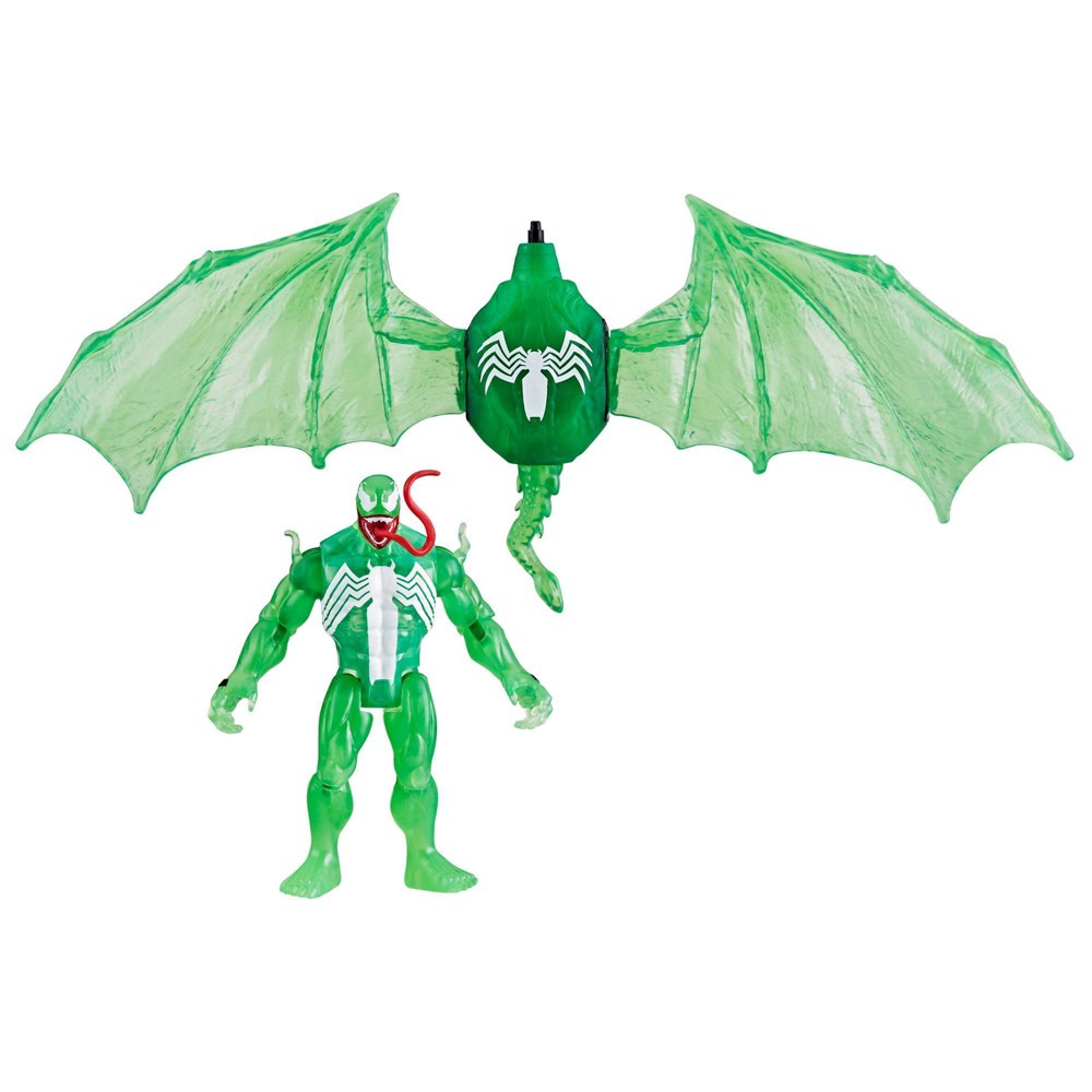 Marvel Spider-Man Epic Hero Web Splashers Green Symbiote Hydro Wing Blast