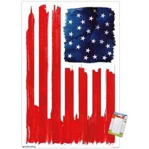 Trends International Robert Farkas - Stars And Buildings Unframed Wall Poster Prints - 1 of 4