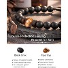 Double Protection Natural Stone Bracelet with Tiger Eye & Black Onyx, Handmade Bead Bracelet for Men - 2 of 4