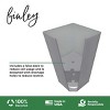 Bloem 20" Tall Finley Square Resin Planter with Optional Knockout Drainage - 3 of 4