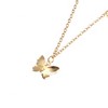 Unique Bargains Delicate Butterfly Star Pendant Chain Choker Necklace for Women Gold Tone 1PC - 3 of 4