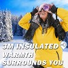 Solaris Waterproof Warm Ski Gloves with Pocket, Winter Cozy 3M Thinsulate Outdoor Snowboard Gloves for Women, Youth, Kid, Skiing, Snowboarding - 4 of 4