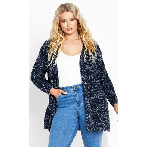 Plus size clearance popcorn cardigan