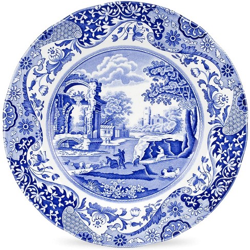 Spode Blue Italian 10.5-inch Dinner Plates, Set Of 4 : Target