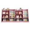 CAVINAS 4-Tier Home Kids Ladder Bookshelf,Montessori Toy Storage Organizer,Toddler Book Rack for Playroom & Nursery - 2 of 4