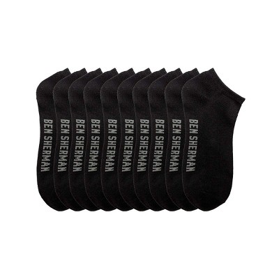 Ben Sherman Men's Low Cut Socks - 10 Pack  Athletic Breathable Short Running Sneaker Socks for Men