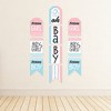 Big Dot of Happiness Baby Gender Reveal - Hanging Vertical Paper Door Banners - Team Boy or Girl Party Wall Decoration Kit - Indoor Door Decor - 3 of 4