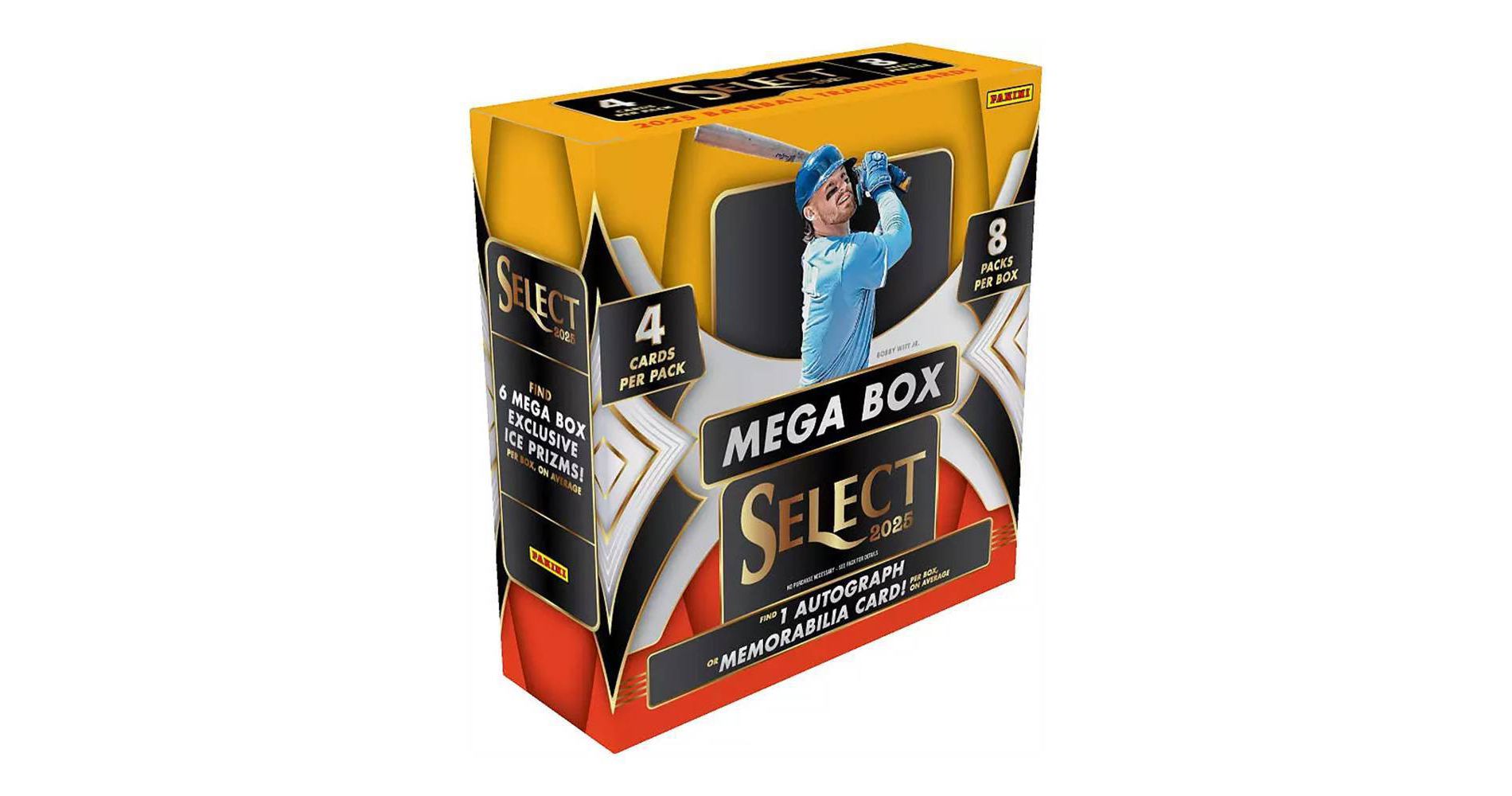 2025 Panini Select Baseball Trading Card Mega Box
