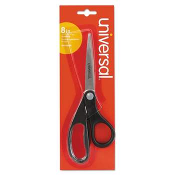Universal Kids' Scissors 5 Length 1 3/4 Cut Rounded Blue; Red 2 per pack  92024