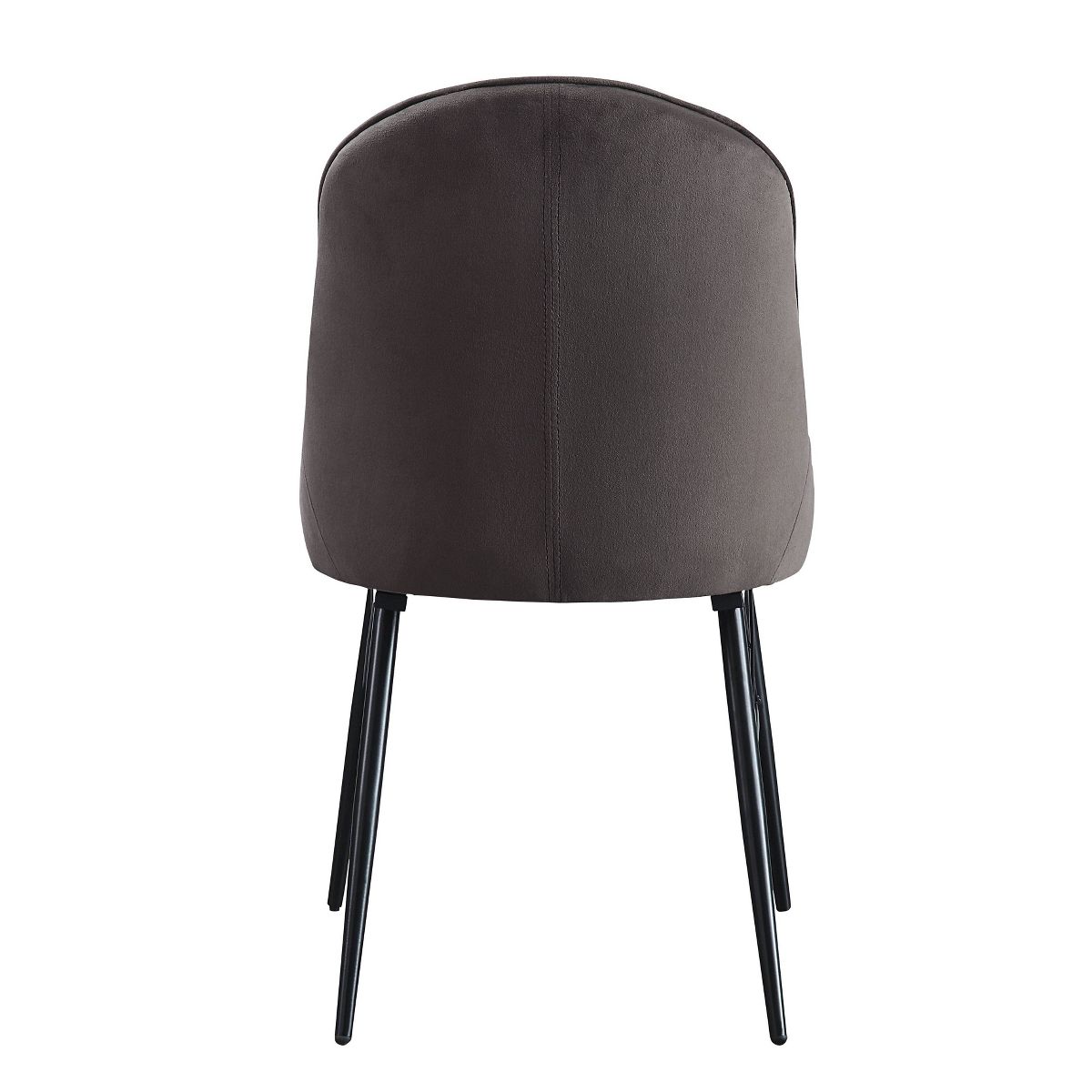 24" Abraham Accent Chair: Upholstered, Armless Design, Wood/Metal Frame - Acme Furniture - thumbnail 5