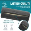 Allsett Health Cervical Bolster Pillow with Washable Cover, Ergonomically Designed for Head, Neck, Back, and Legs | Extra Sleep Support - image 3 of 4