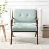 Airsurfer 30" Mid-Century Modern Accent Chair with Plush Cushions,Angled Arm Design,and Sturdy Solid Wood Frame – Perfect for Cozy Living Room,Bedroom - 2 of 4