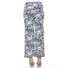 Women's Floral Paisley Wide Leg Palazzo Pants - White Mark - 4 of 4