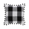 Annie Black Check Milk and Cookies Pillow 12x12 - 2 of 4