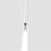 vidaXL Outdoor Party Tent - 9'10"x9'10" UV & Water Resistant White Garden Marquee with Steel Frame, Decorative Windows & Zippered Entrance - 3 of 4