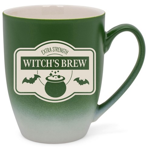 100 North Magic Potion 10 Ounce Green and White Two Toned Ombre, Comfortably Fits Your Hands, Ceramic Tea Coffee Cup Mug, Witch's Brew - image 1 of 1