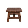 Rasmus Acacia Wood Accent Plant Table Wire Brushed Finish Chestnut - Boraam: Mid-Century Modern, Indoor Use Only - 3 of 4