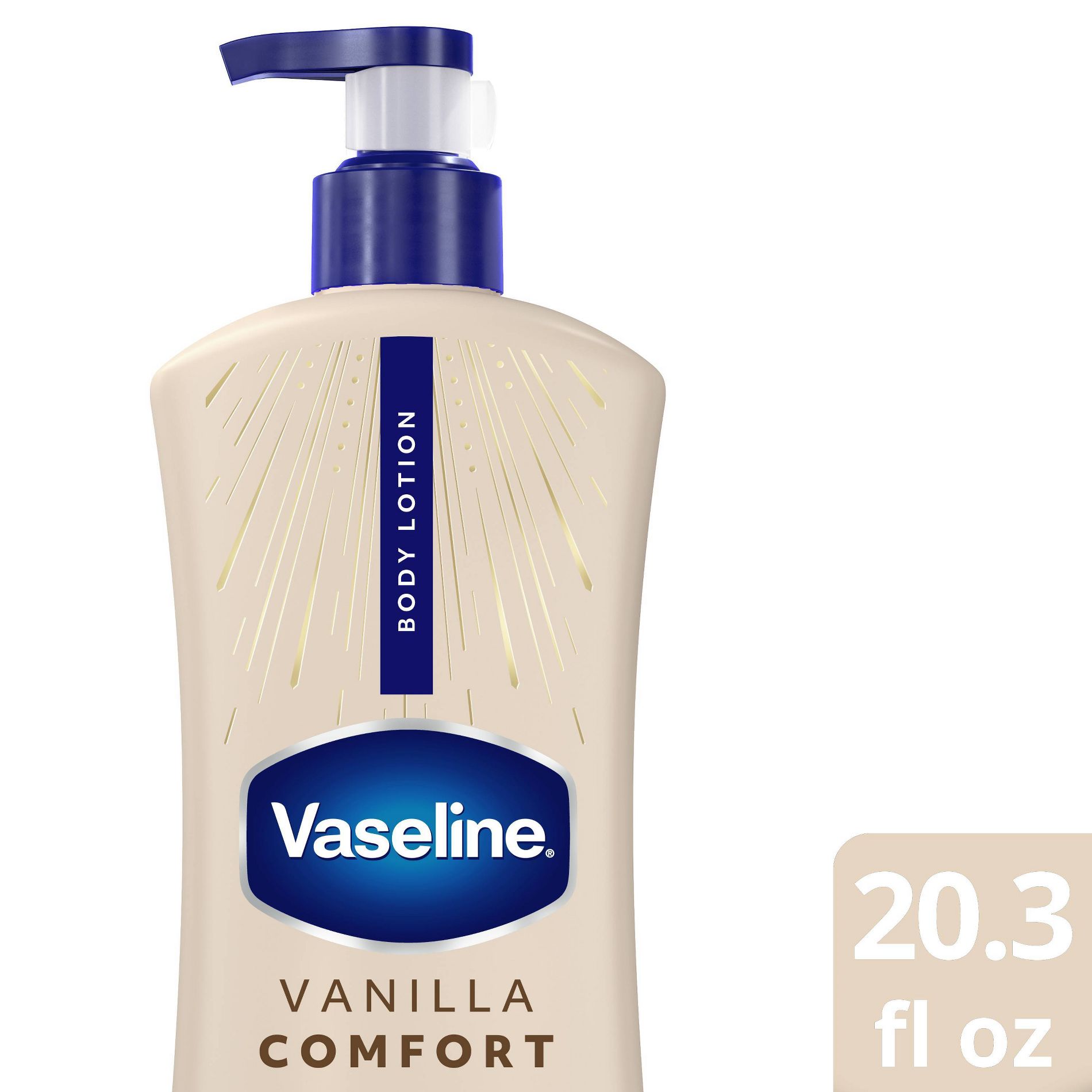 Vaseline Comfort Body Lotion - Vanilla - 20.3oz