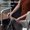Manual Kitchen Slicer, Multi-purpose Vegetable Slicer, No need to change blades for shredding, slicing, dicing, Potato Slicer, French Fry Cutter - 4 of 4
