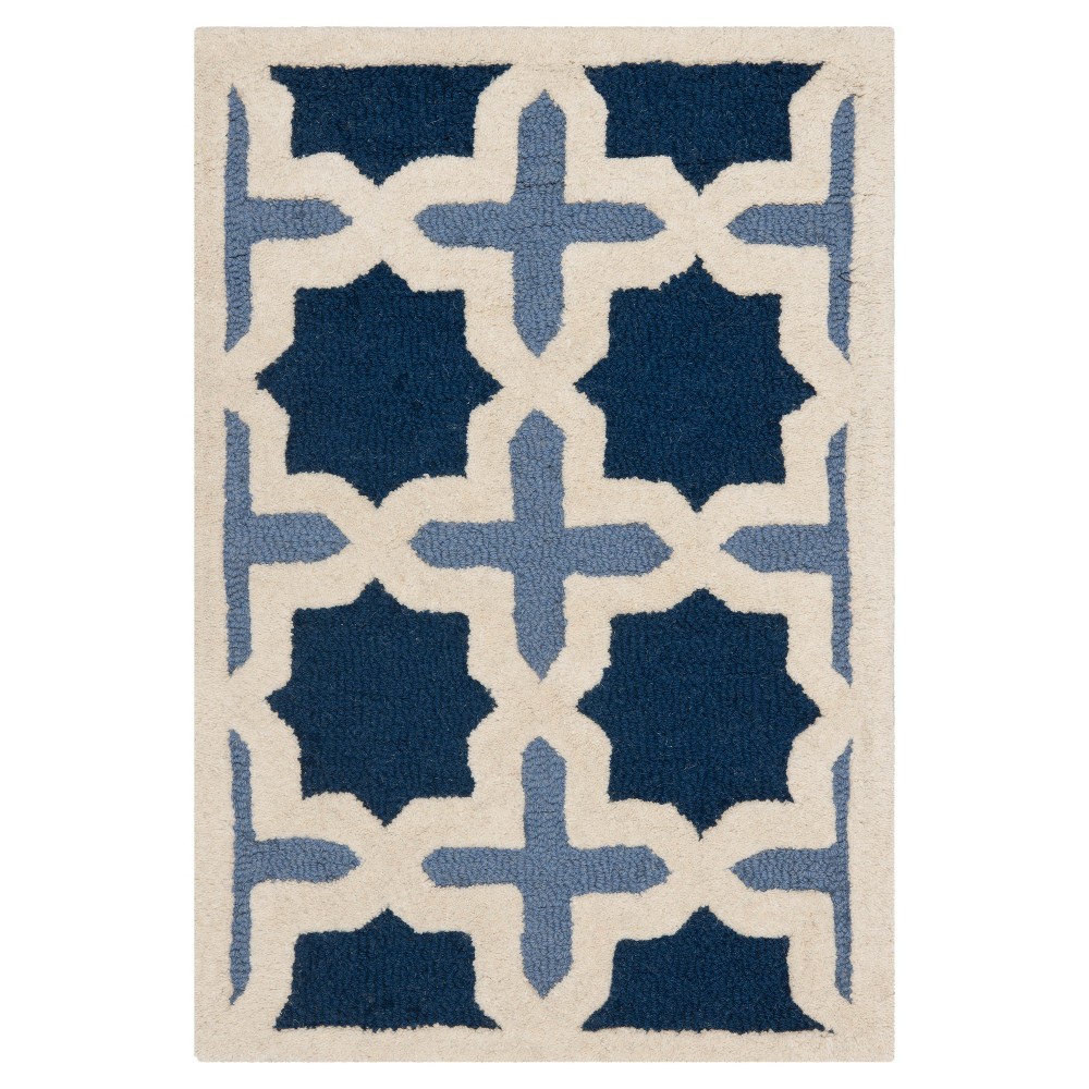 2'x3' Jerick Rug Blue/Ivory - Safavieh