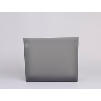 Plastic File Box Dark Gray - Made By Design™