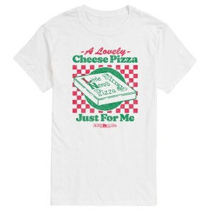 Men's - Home Alone - Lovely Cheese Pizza Just For Me-Men's Short Sleeve Graphic T-Shirt Short Sleeve Graphic T-Shirt - 1 of 4