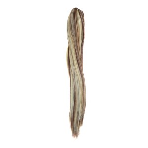 Unique Bargains Long Straight Hair Wig Hair Clips 21.65" Length 1 Pc - 1 of 4