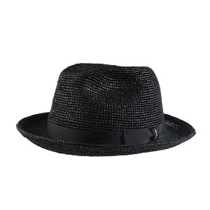 Wigens Men's Raffia Straw Hat with Grosgrain Hatband - 1 of 2