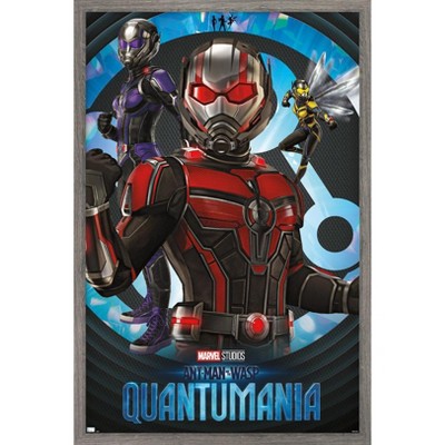 Marvel Ant-Man and the Wasp: Quantumania - Logo Wall Poster, 22.375 x 34,  Framed 