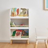 LuxenHome Kids Multi-Functional 3-Shelf Bookcase Toy Storage Bin, White - image 2 of 4