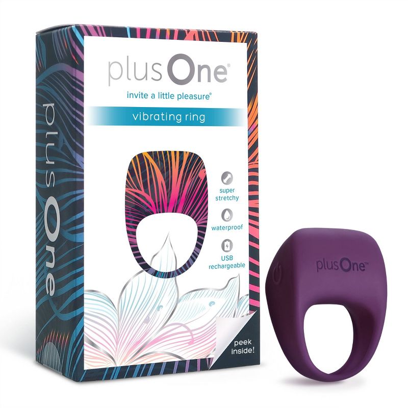 plusOne Waterproof and Rechargeable Vibrating Ring, 1 of 10