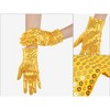 INSPIRE CHIC Women's Sequin Wrist Full Finger Sparkly Sleeves Gloves for Party Banquet Costume Prom Dress 1 Pair - 3 of 4
