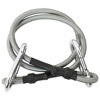 vidaXL Ropes with Carabiner 4 pcs Rubber - 3 of 4