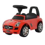 Best Ride On Cars Baby Toddler Ride-On Mercedes Benz Push Car Toy with Music, Horn Sounds and Handle, Red