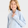 Girls' Airy Sleek 1/2 Zip Sweatshirt - All In Motion™ - 3 of 3