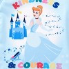 Disney Princess Ariel Cinderella Toddler Girl  Character Print with Ruffled Sleeve Top T-shirts Tee - 2 of 4