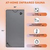 LifePro Far Infrared Sauna Blanket - Large Gray Portable Home Relaxation Sauna with Adjustable 77–176°F Temperature Range - 3 of 4