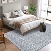 Washable Vintage Printed Rug Non Slip Low Pile Rug Soft Throw Floor Cover Foldable Indoor Carpet for Living Room Bedroom Playroom Nursery - 4 of 4