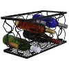 Sunnydaze Indoor Metal Collapsible Tabletop Wine Rack for the Kitchen or Bar - Black - 4 of 4